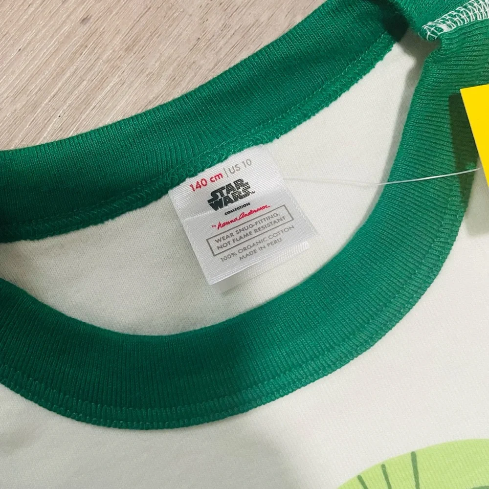 HANNA ANDERSSON 140 Baby Yoda Pajamas - Picture 3 of 3